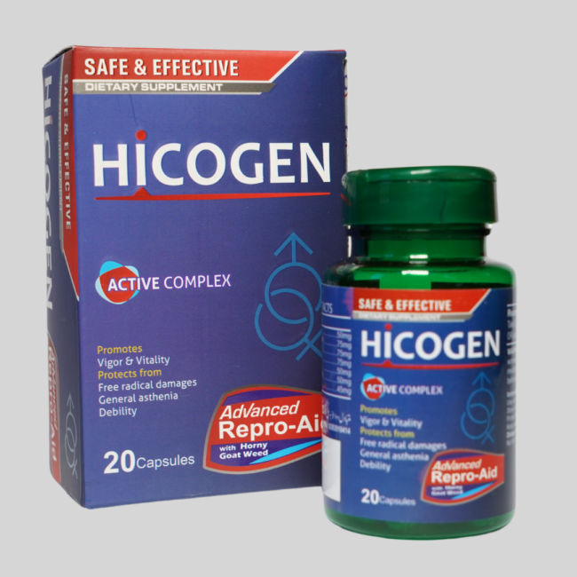 HICOGEN – The Natural Strength & Stamina Booster for Men
